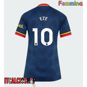 Arsenal Eberechi Eze #10 Seconda Maglia Femmina 2026-27 Manica Corta